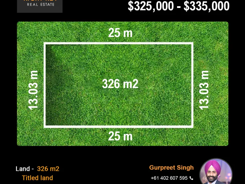 Titled land to Build your Dream Home in Harmony Estate