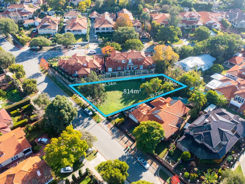 Rare land opportunity in the prestige heart of Mt Lawley.
