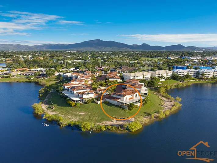 Relax on your large deck with striking lake views!