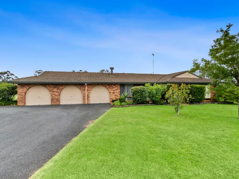 Pristine acreage, quality home