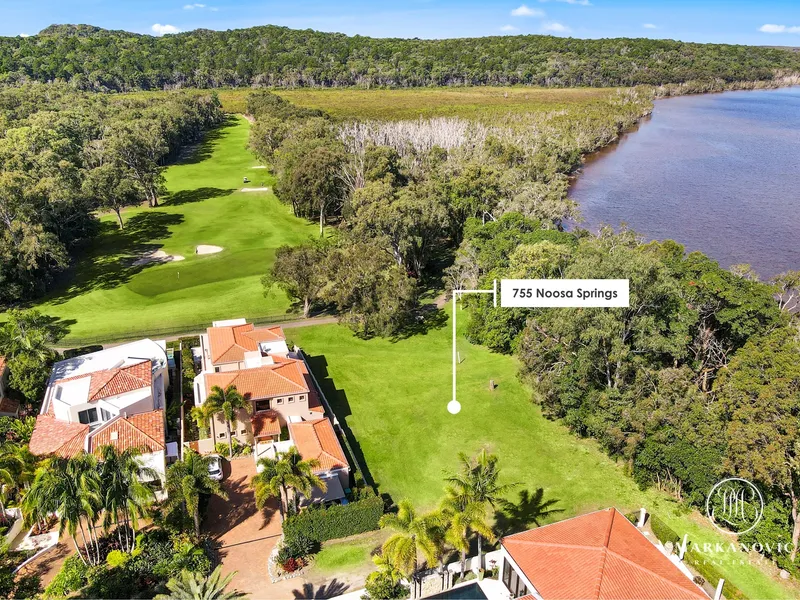 Build Your Dream Home & Enjoy A Stunning Golf Course Vista & Lake Weyba Glimpses