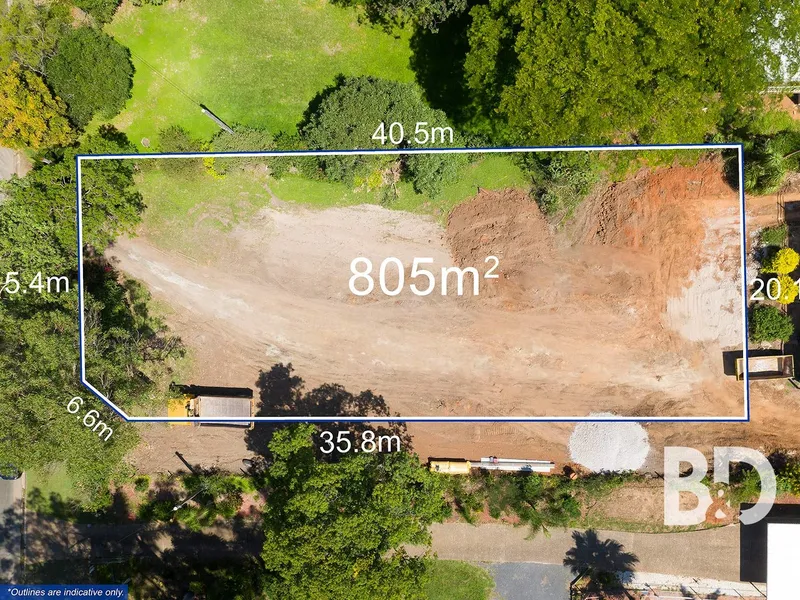 Wide Frontage Block in Central Leafy Location