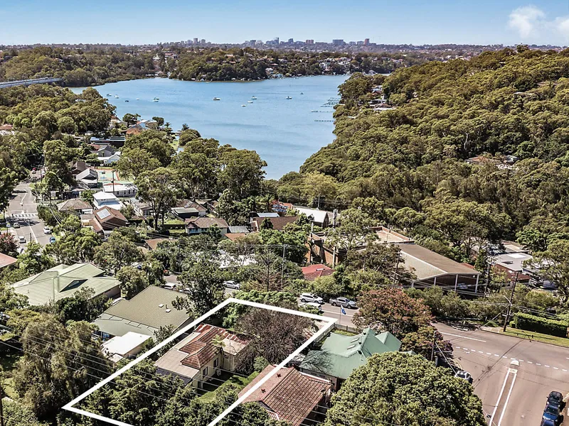 Development potential on 1,214m2 with 20m frontage in exceptional locale