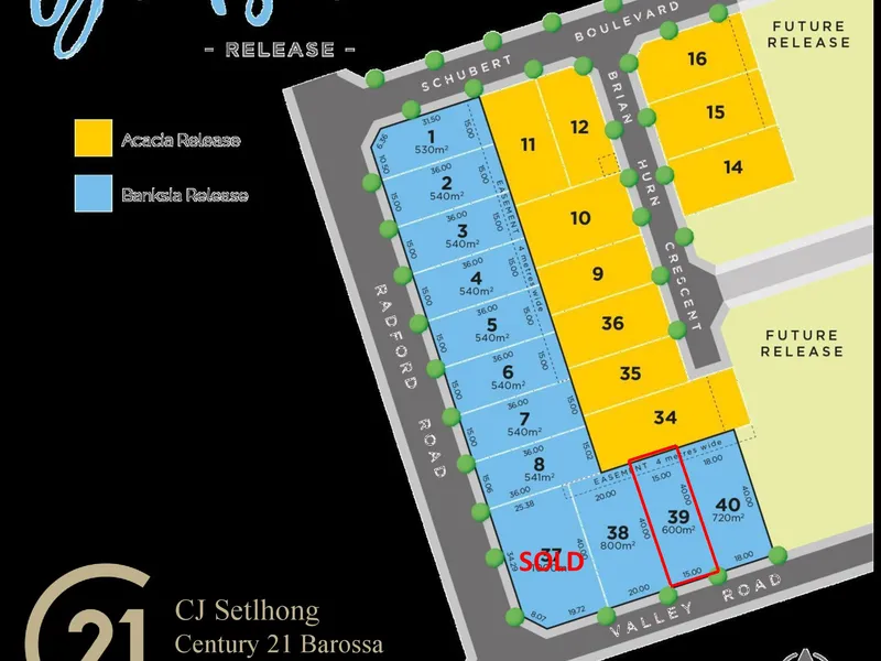 Angaston Views 'Banksia' Land Release