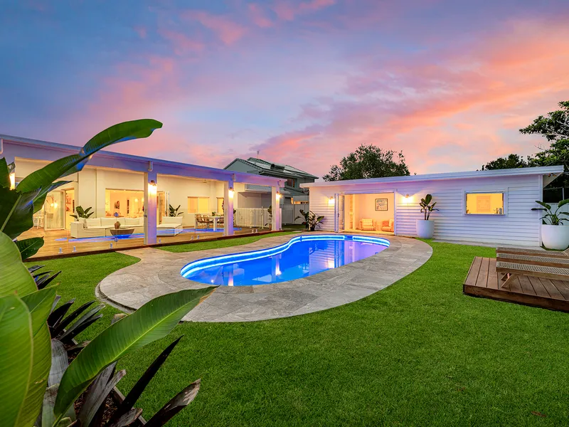 Renovated Perfection With An Absolute Tallebudgera Creek Frontage