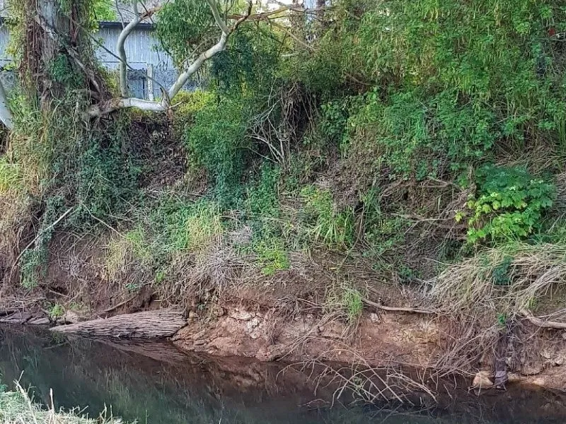 BEAUTIFUL COUNTRY TOWN BLOCK WITH CREEK FRONTAGE.