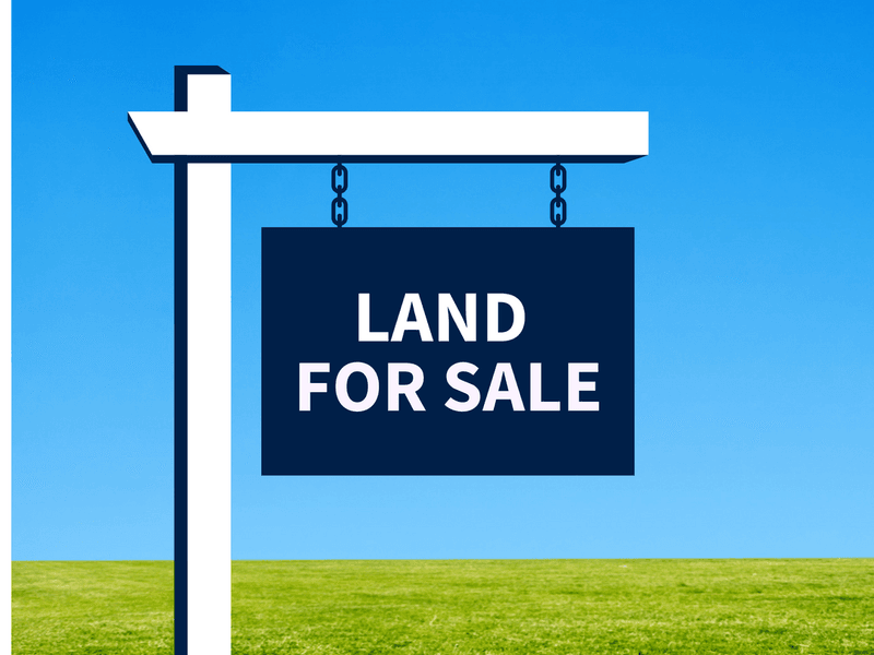 Land for sale.