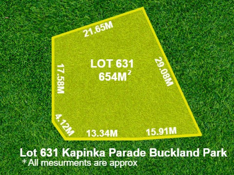 Lot 631 Kapinka Parade, Buckland Park, SA 5120