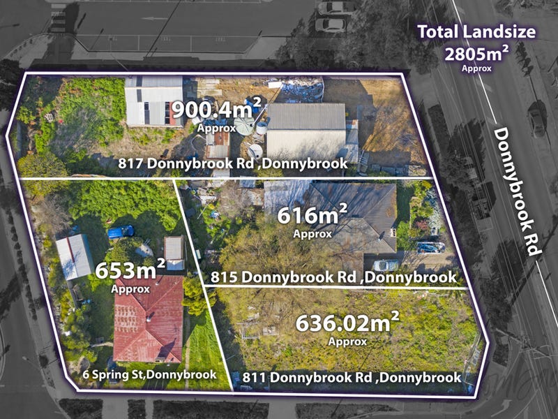 811,815,817 & 6 Donnybrook Road & Spring Street, Donnybrook, Vic 3064