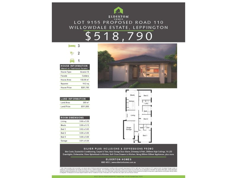 Lot 9155 Willowdale Estate, Leppington, NSW 2179 Property Details