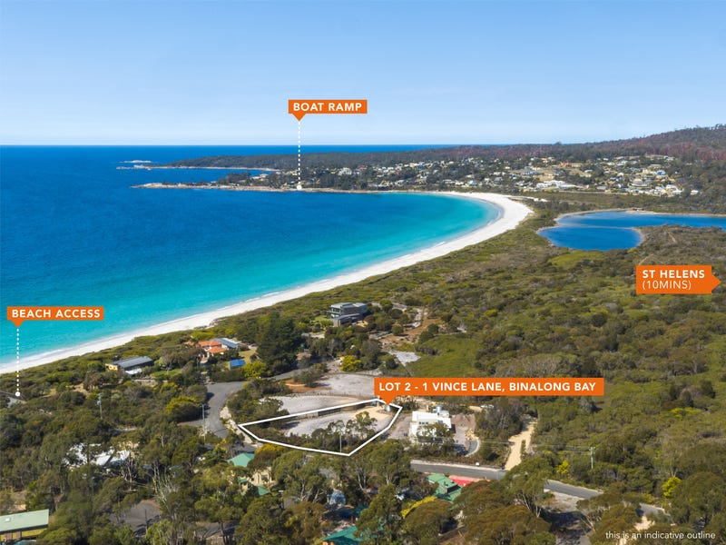 1 Vince Lane, Binalong Bay, Tas 7216 Residential Land for Sale
