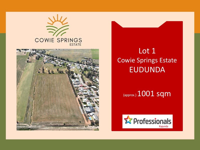 Lot 1 Cowie Springs, Eudunda, SA 5374 Residential Land for Sale
