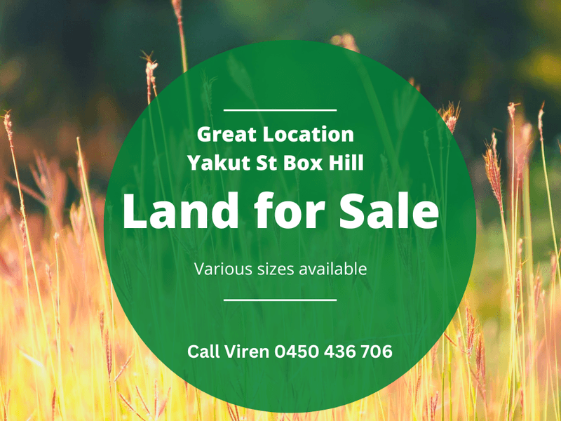 Lot 4425, Yakut Street, Box Hill, NSW 2765 Residential Land for Sale