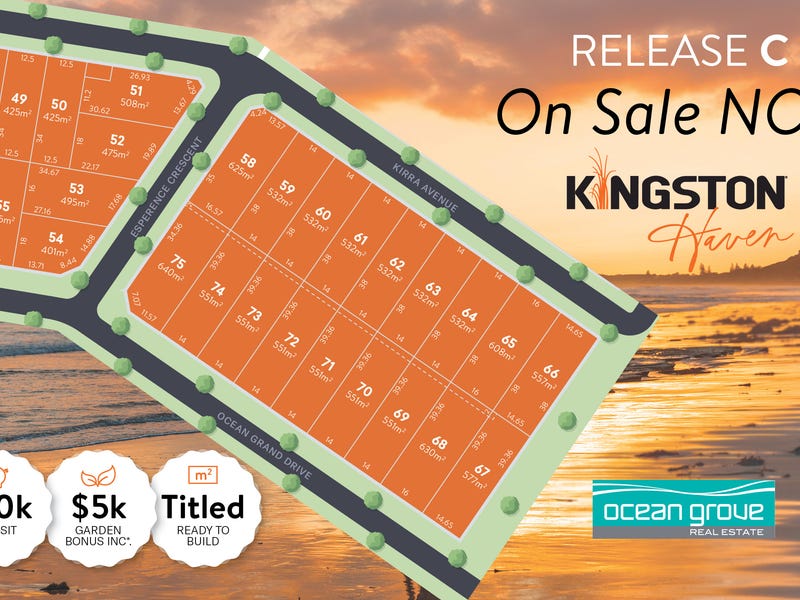 Kingston Haven Land Estate at 822 Banks Road, Ocean Grove - realestate ...