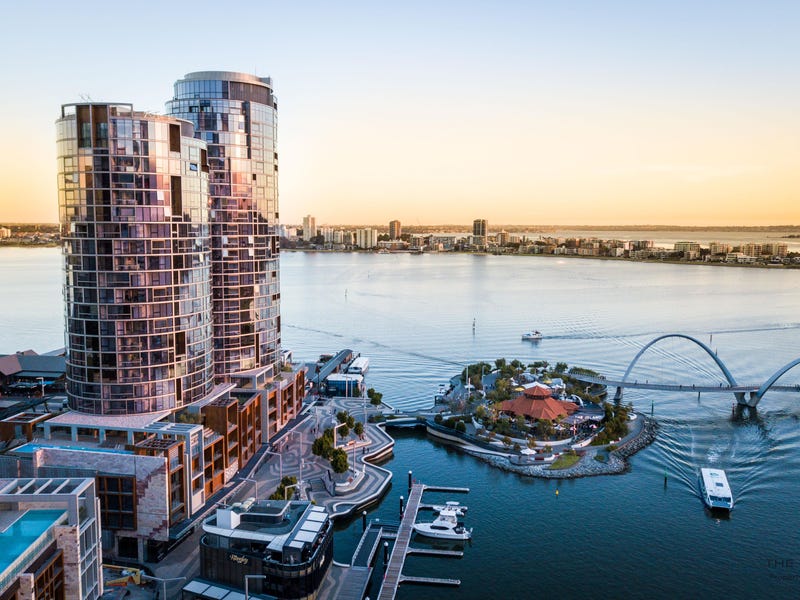 Two-bedroom apartment for rent at 2111/1 Geoffrey Bolton Avenue Perth WA