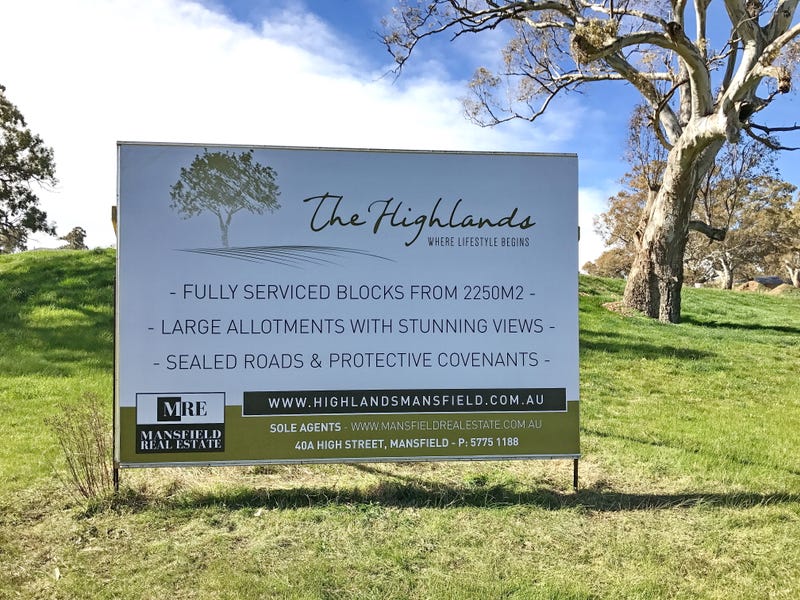 Lot 27, Highlands Estate Mansfield Vic 3722 Residential Land for Sale