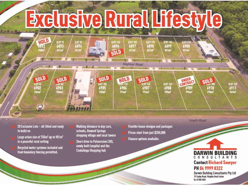 Land for Sale in Howard Springs, NT 0835