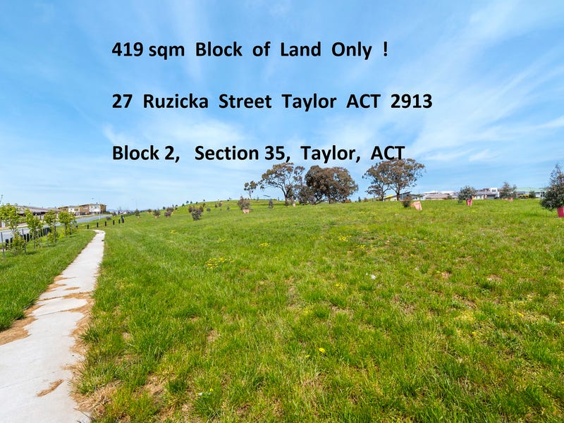 27 Ruzicka Street, Taylor, ACT 2913 - realestate.com.au