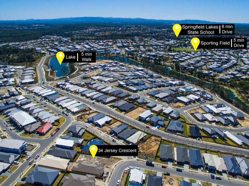 34 JERSEY CRESCENT, Springfield Lakes, Qld 4300 Residential Land for