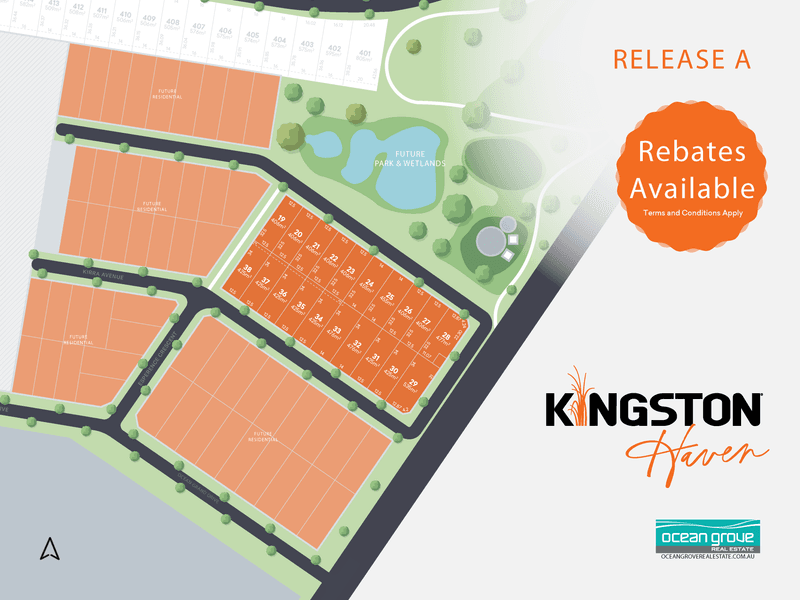 Kingston Haven Land Estate at 822 Banks Road, Ocean Grove - realestate ...