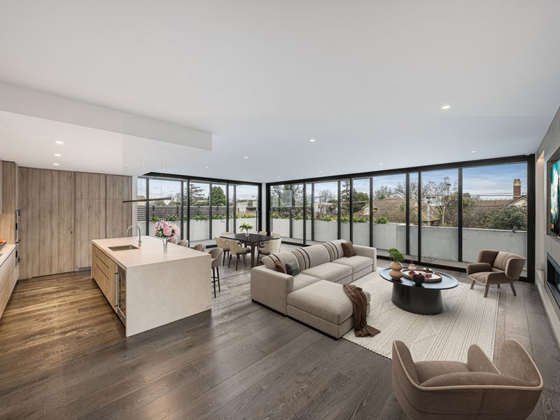 View of Penthouse/81 Davis Street, Kew, Vic 3101 - Apartment for Sale ...
