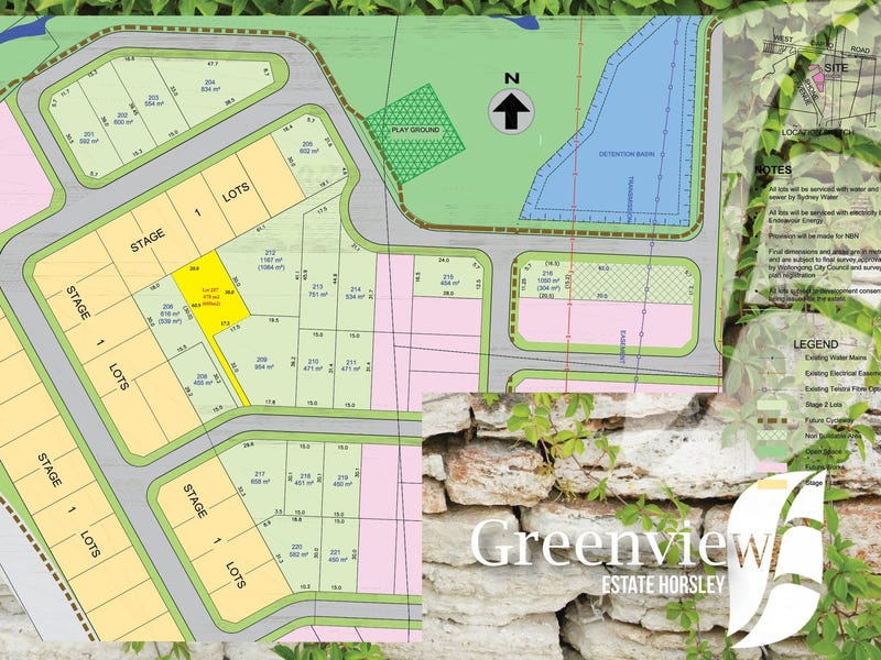 Lot 207 Greenview Estate, Horsley, NSW 2530 Residential Land for Sale