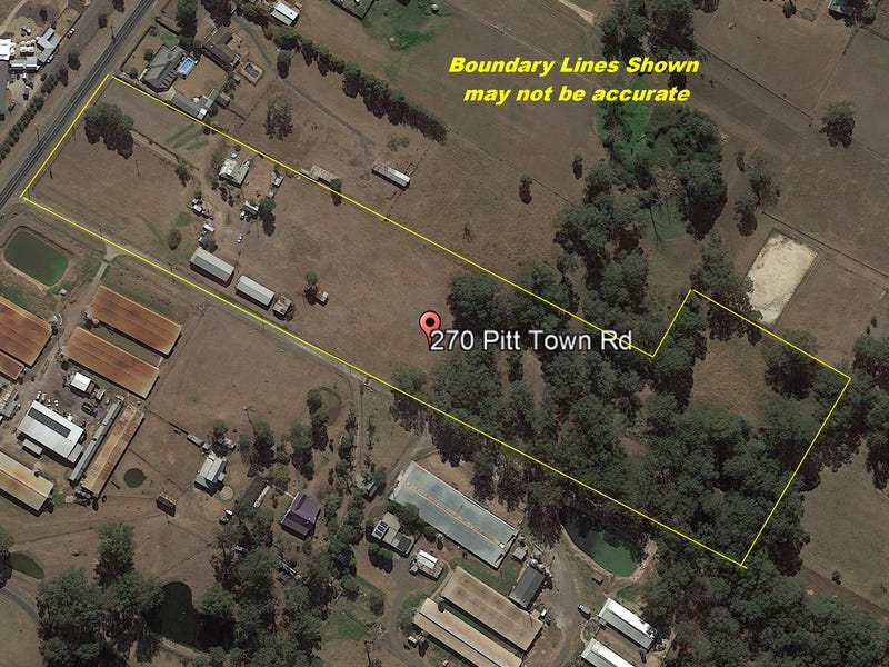Pitt Town Nsw Map 270 Pitt Town Road, Pitt Town, Nsw 2756 - Property Details