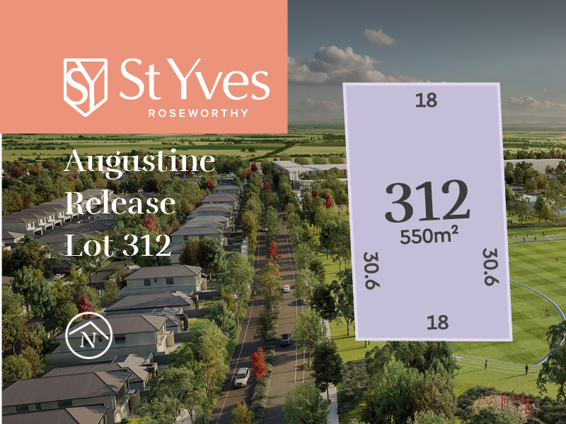 Lot 312, Augustine Drive, St Yves , Roseworthy, SA 5371 Residential