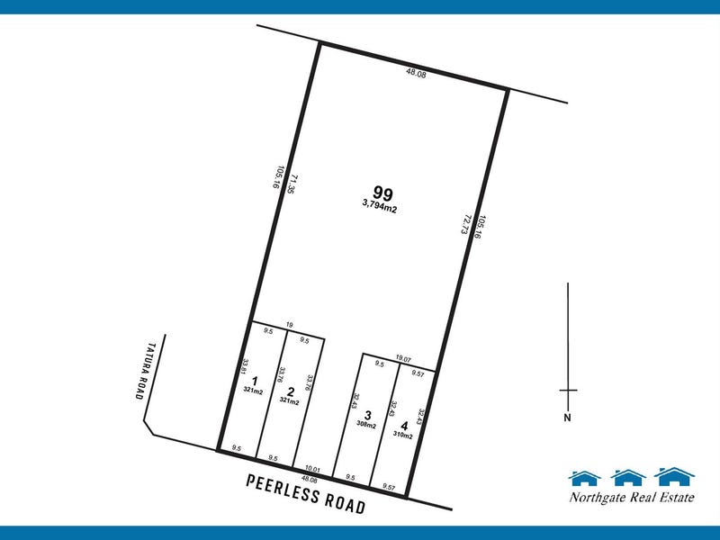 Lot 1 To 4, 99 Peerless Rd, Munno Para West, SA 5115