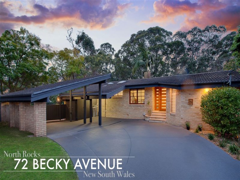 72 Becky Avenue North Rocks NSW 2151 realestate .au