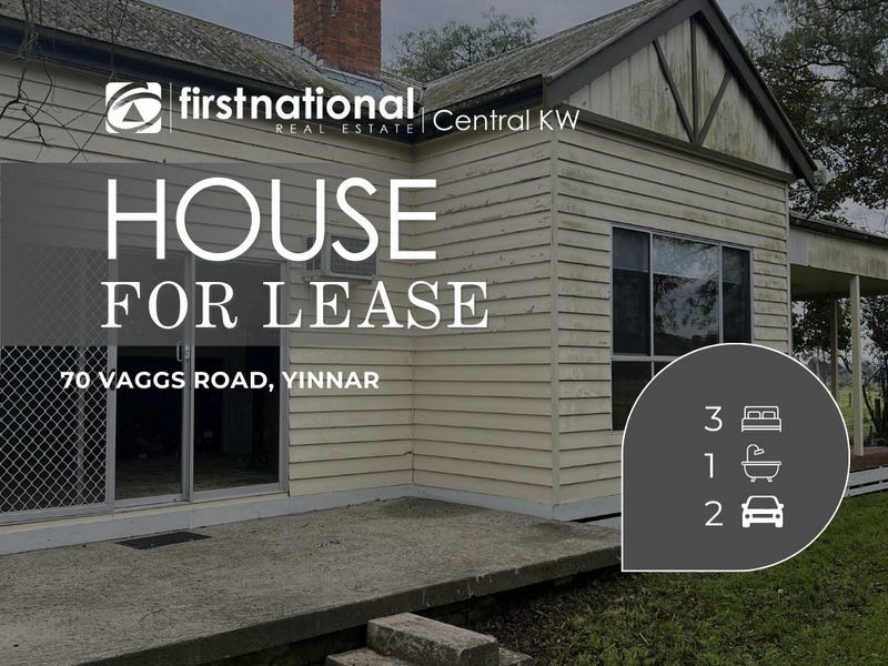 70 Vaggs Rd, Yinnar, Vic 3869 House for Rent