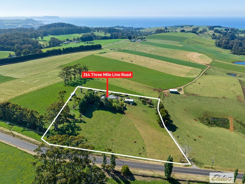 314 Three Mile Line Road, Mooreville, Tas 7321 House for Sale