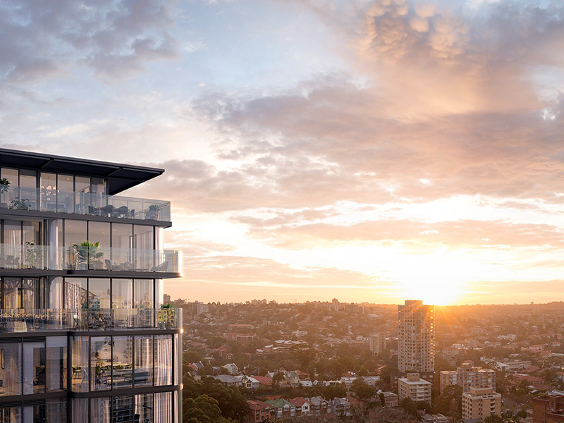 Blue New Apartments at 61 Lavender Street, Milsons Point realestate