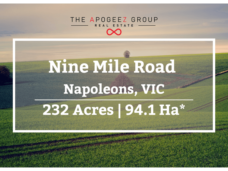Nine Mile Road, Napoleons, Vic 3352 Lifestyle for Sale