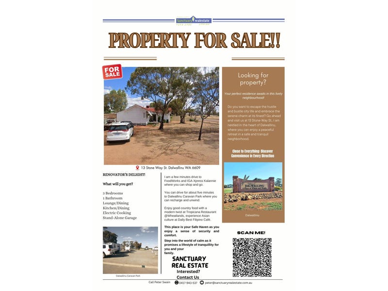 13 Stone Way, Dalwallinu, WA 6609 House for Sale