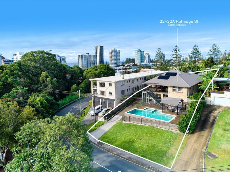 22 & 22a Rutledge Street, Coolangatta, Qld 4225 House for Sale