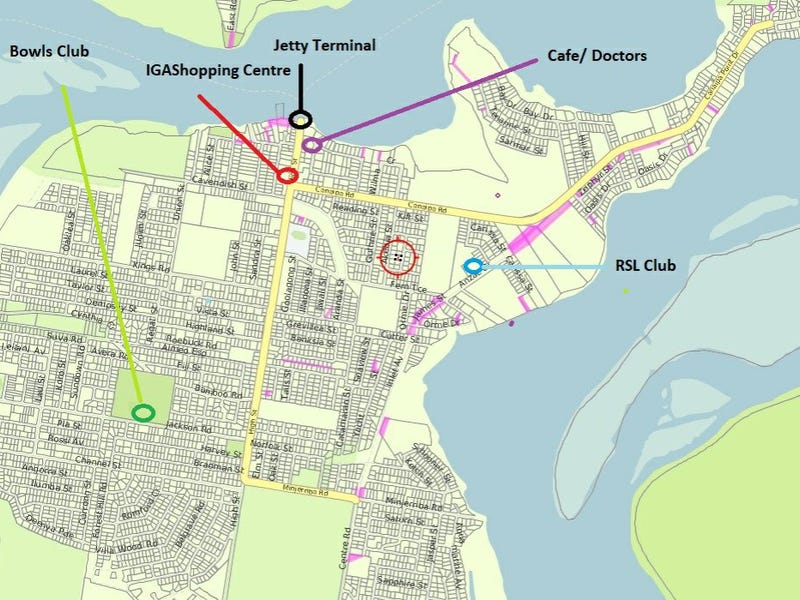 Map Of Russell Island Qld 9 Aralia Street, Russell Island, Qld 4184