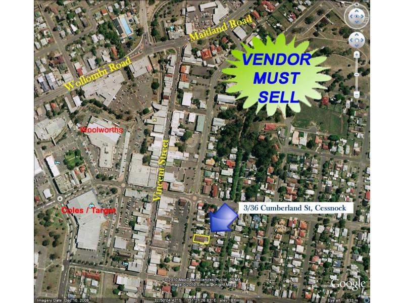 Unit 3/36 Cumberland Street, Cessnock, NSW 2325 Property Details