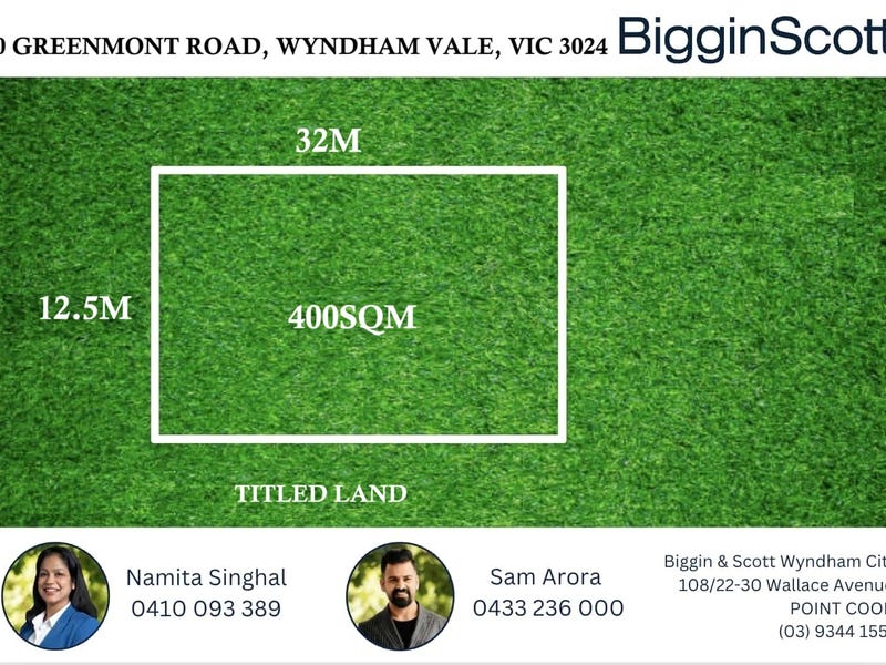 50 Greenmont Road, Wyndham Vale, Vic 3024 Residential Land for Sale