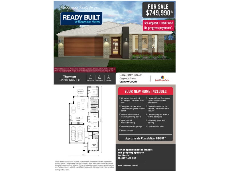 Lot 9027 Dogwood Street, Leppington, NSW 2179 Property Details