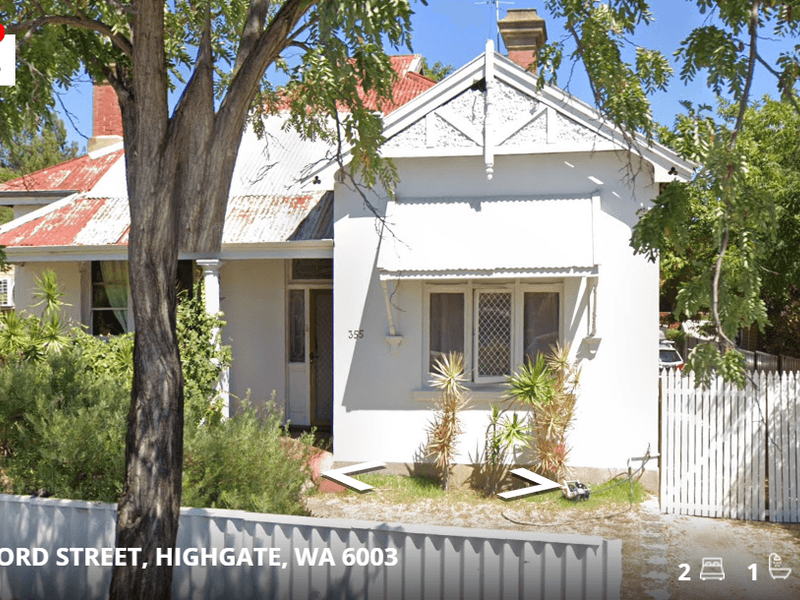 355 lord street, Highgate, WA 6003 House for Sale