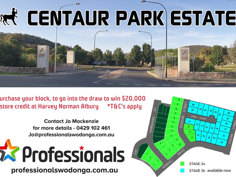 Stage 3A Centaur Park - SOLD OUT !!, Hamilton Valley, NSW 2641
