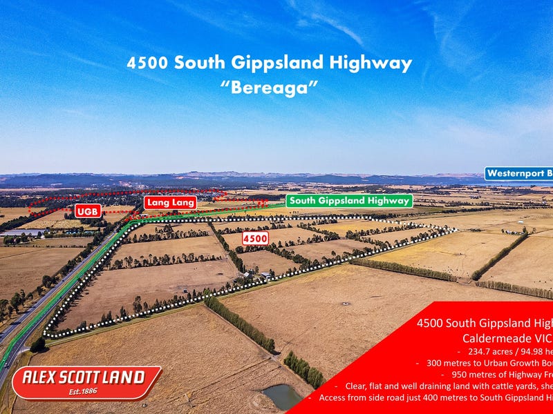 4500 South Gippsland Highway, Caldermeade, Vic 3984 Livestock for