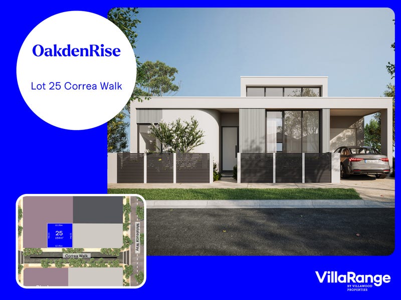 Oakden Rise Layout Map Lot 25 Correa Walk, Oakden, SA 5086 - Property Details