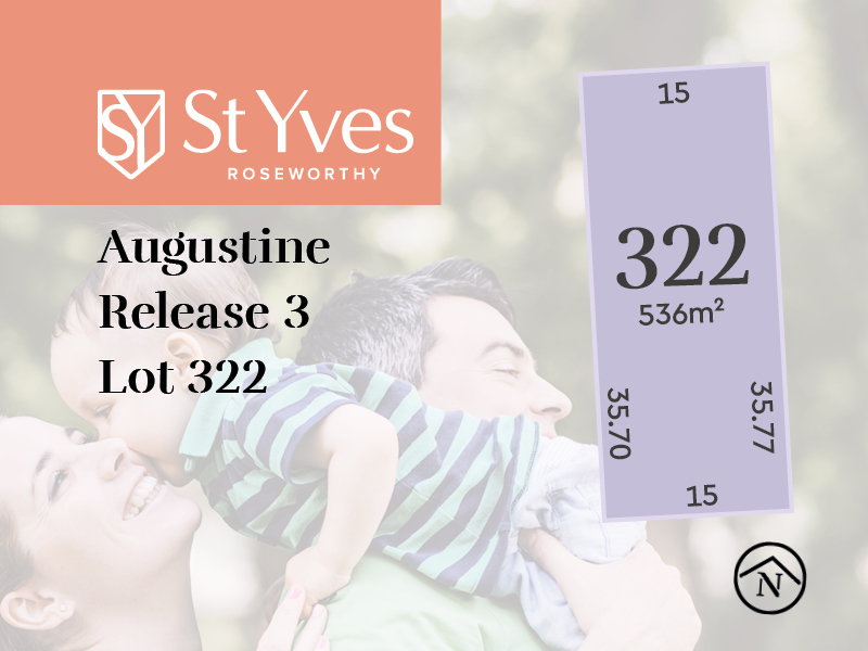 Lot 322, Augustine Drive, St Yves ,, Roseworthy, SA 5371 Residential