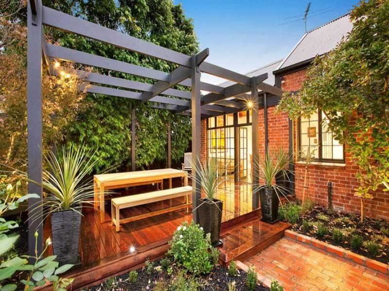 Outdoor living design with pergola from a real Australian home ...