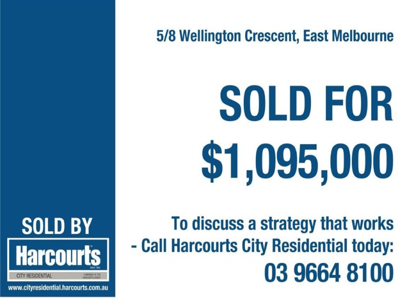 5/8 Wellington Crescent, East Melbourne Sold by Harcourts Melbourne City - image 2