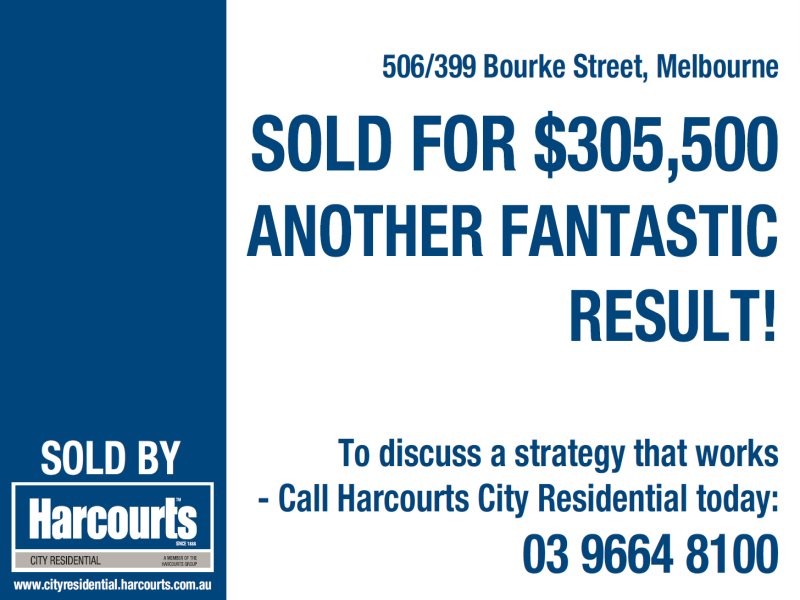 506/399 Bourke Street, Melbourne Sold by Harcourts Melbourne City - image 2