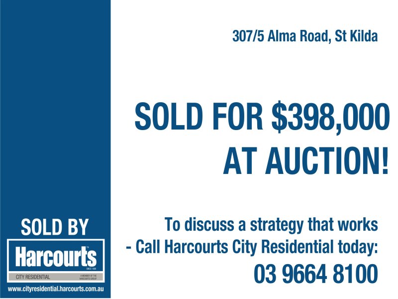 307/5 Alma Road, St Kilda Sold by Harcourts Melbourne City - image 2