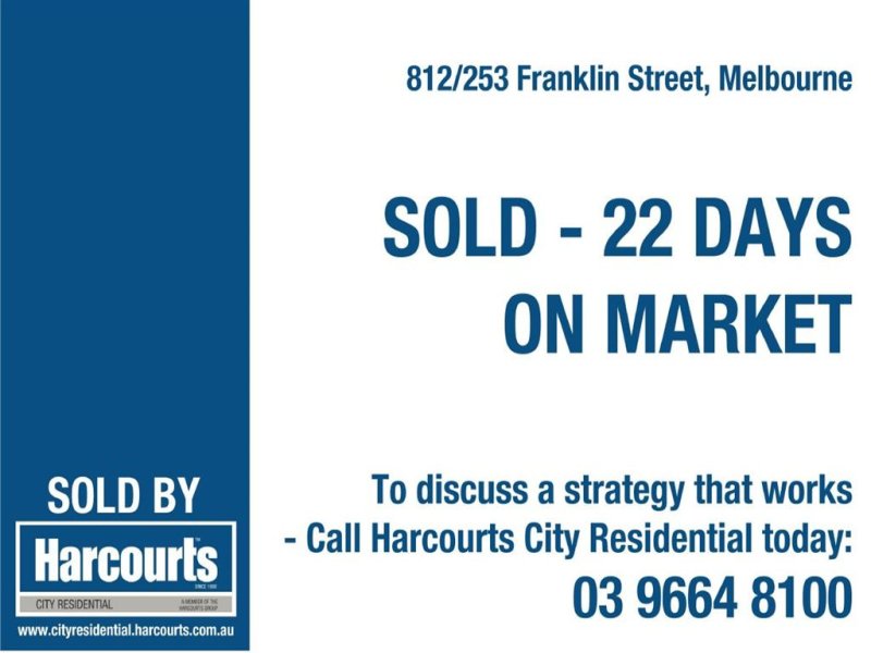 812/253 Franklin Street, Melbourne Sold by Harcourts Melbourne City - image 2